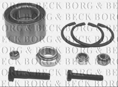 BORG & BECK bwk040 -  Комплект подшипника ступицы колеса